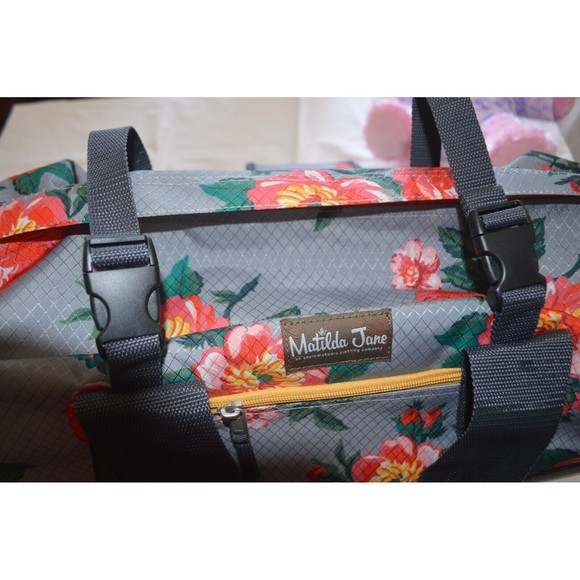 Matilda Jane Other Matilda Jane Keep On Rolling Duffle Bag Gray